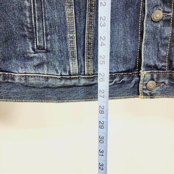 Levi's Men's Trucker Denim Jacket Size L blue New - Picture 8 of 10